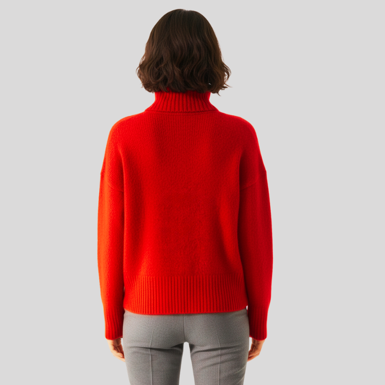 Calien&Carmel Kırmızı Merin Kazak