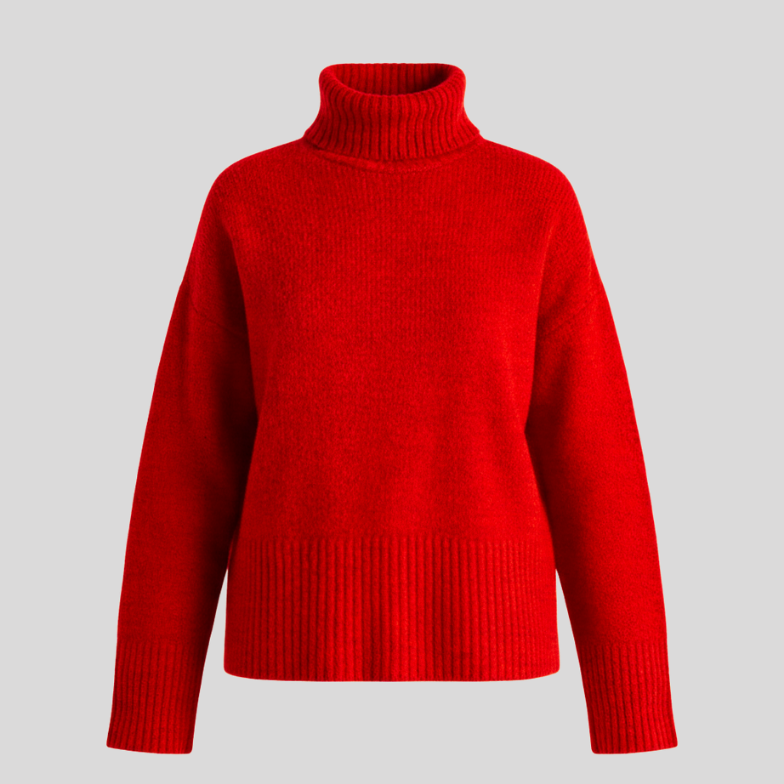 Calien&Carmel Kırmızı Merin Kazak