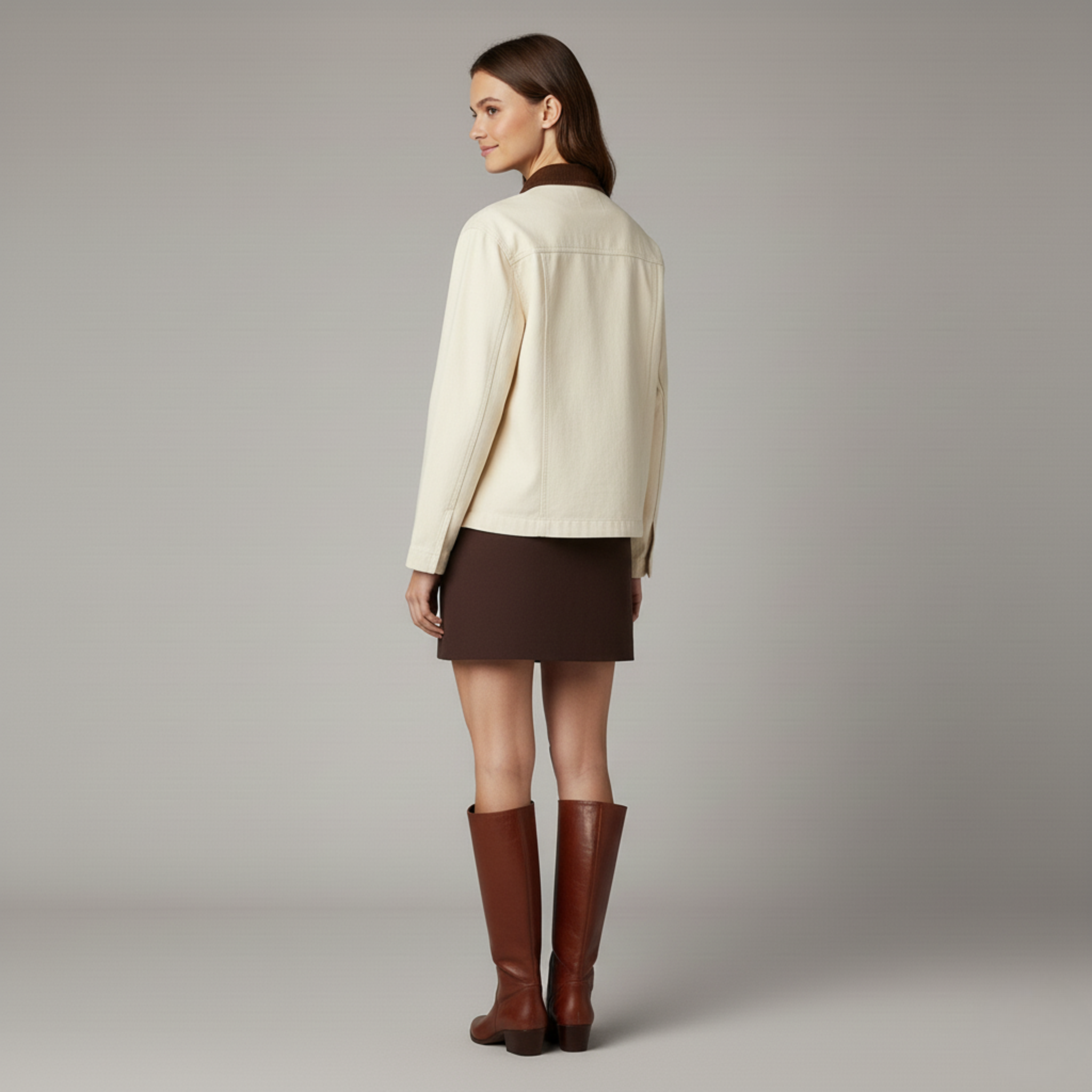 Calien&Carmel Reverse Collar Ceket