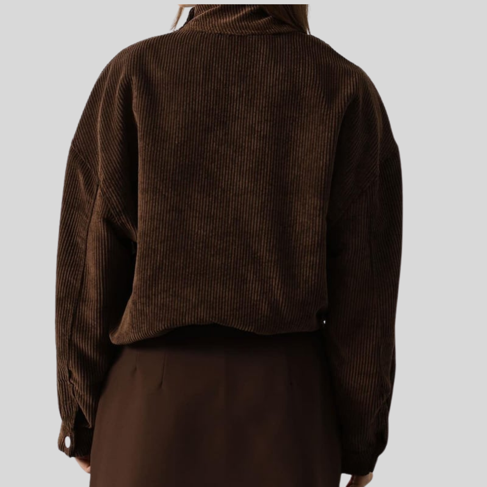 Calien&Carmel Velvet Çizgili Ceket